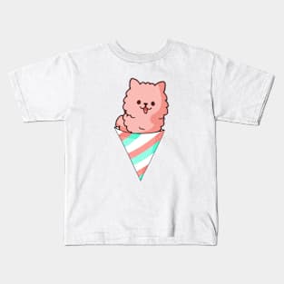 Cotton Candy Corgi Kids T-Shirt